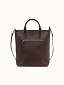 LİBERTE  VEGAN DERİ CLUTCH DETAYLI  TOTE ÇANTA - Görsel 1