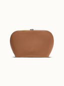 L'ENVOLEE Clutch & Makyaj Çantası Küçük Boy — Taba - Görsel 1