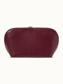 L'ENVOLEE  3-lü seyahat seti Bordo Vegan Deri Clutch & Makyaj Çantası - Görsel 1