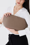 L'ENVOLEE Clutch & Makyaj Çantası Büyük Boy — Vizon - Görsel 4
