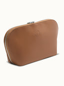 L'ENVOLEE Clutch & Makyaj Çantası Büyük Boy — Taba - Görsel 3