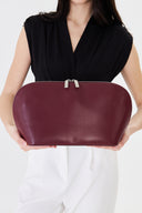 L'ENVOLEE Clutch & Makyaj Çantası Büyük Boy — Bordo - Görsel 4